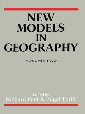 cover image of New Models in Geography--Vol 2